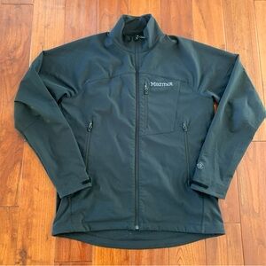 Marmot Bero Softshell Jacket Men’s size Large Windproof Black L900936 M3A